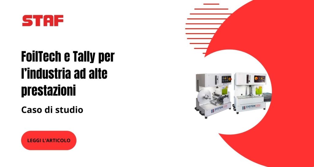 FoilTech e Tally per l’industria ad alte prestazioni | Staf